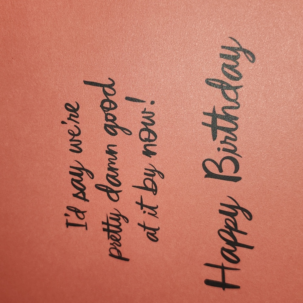 $2 add-on, Funny BDAY Card with Envelope - Picture 2 of 4